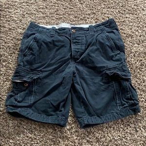 Dark blue Hollister Cargo shorts